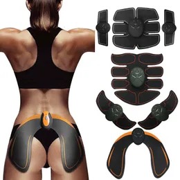 Bärbar smal utrustning muskelstimulator ems trådlös abs Abdominal muskeltränare toner kropp fitness höfttränare formning lapp slimning tränare unisex 230728