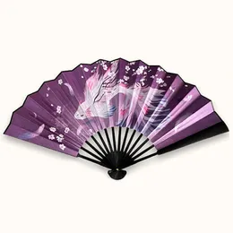 Produtos de estilo chinês Fã dobrável estilo manuse suporte manual decorativo antigo padrão chinês feminino vêm dança portátil hanfu fã