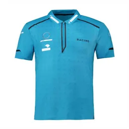 2021 f1 T-shirt Formula Uno auto LOGO team uniforme tuta da corsa T-shirt a maniche corte T-shirt da uomo Polo su misura per auto da club abbigliamento302J
