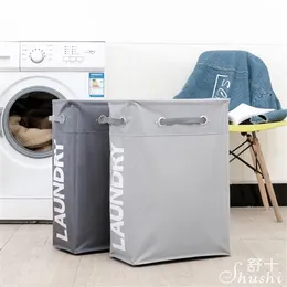 Shushi Sprzedawane pranie z pralnią Wodoodporne wielofunkcyjne narożniki Slim Laundry Basket Dirty Cloth Basket T20287G