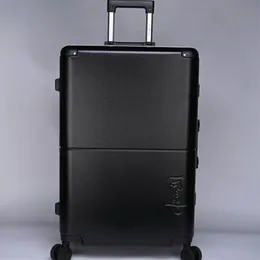 ビジネストラベル荷物バッグアルミニウムトロリースーツケースラップトップマレタ純粋なPCスマートスーツケース荷物