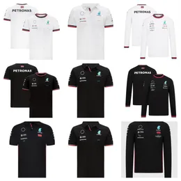 New summer F1 formula one short-sleeved shirt 2022 POLO shirt quick-drying top long-sleeved with the same custom308B