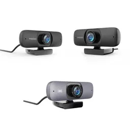 Webcams 1080P/2K Webcam für Cover Weitwinkeldrehung PlugPlay für Live-Streaming-Aufzeichnung