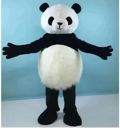 Halloween Big Panda Mascot Costumes Cartoon Character Outfit Suit Xmas Outdoor Party Outfit Adult Size Promotional Advertising Clothings