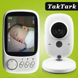 Baby Monitors 32 tum trådlös videofärg Monitor Högupplösning Nanny Security Camera Night Vision Temperaturövervakning 230727