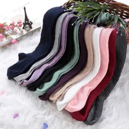 Kids Socks Baby Girls Tights Cable Knit Leggings Stockings Cotton Pantyhose Infants Toddlers 28T Warm Winter Pant Free 230728