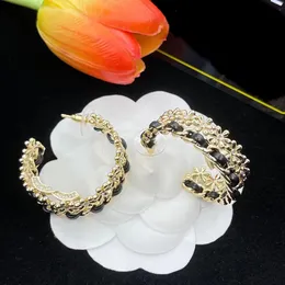 Fashion Stud Earrings Woman Designer Earring Multi Colors C Letter Jewelry Women Diamond Wedding Gifts Jewelry