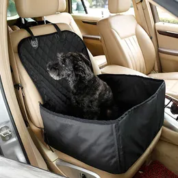 Capa para assento de carro para animais de estimação 2 em 1 Protetor transportador Cesta para gato à prova d'água rede para cães 246d