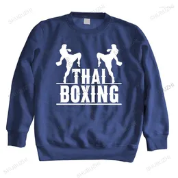 Men's Hoodies Nuova Estate Camicia Maschile Muay Thai Boxe Uomini Squadra Manica Corta In Cotone Sweatshirts Personalizzate Marca Clothing