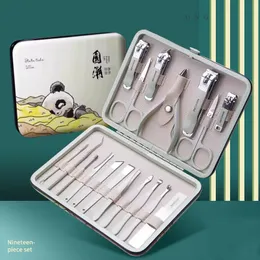 Nail Manicure Set Nail clipper set nail clippers for nail furrows eagle nose pliers household men and women's foot repair tools scissors 230728