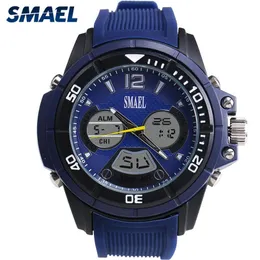 2017 Blue Watches New Brand Smael LED Quartz Clock