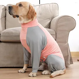 Vestuário para cães Traje de recuperação para feridas abdominais após o uso Evite lamber feridas pós-operatórias Camisas para remoção de corpo