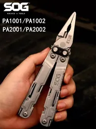 SOG PA1001/ PA2001 EDC Çok Tool Katlanır Bıçak Pensesi Taktik Hayatta Kalma Kamp Çadırı Seyahat Açık Hava Yürüyüş Aracı