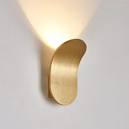 Lampa ścienna 6 W LED Aluminium Aluminium Aluminium Up Pokom Pokój sypialni Lampy oświetlenia otoczenia