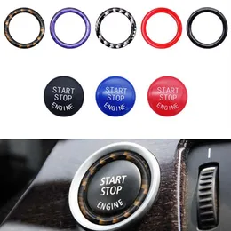 Car Accessories For BMW X6 E71 E72 X5 E70 X1 E84 X3 E83 Auto Engine Start Switch Button Replacable Decoration Circle Sticker320B