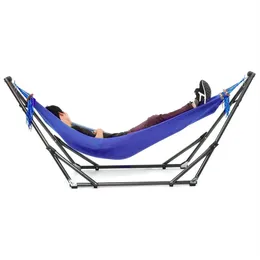 Portable Folding Steel Pipe Sleeping Swing Hammock Stand Bag Kit Set Garden Outdoor Hunting Camping Furniture 250KG297i