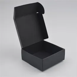 50шт черновой упаковка Kraft Paper Box Свадебная вечеринка Небольшой подарок конфеты для ювелирных коробок для мыльной коробки 210402281Q
