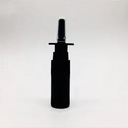 Statek 4PCS 10 ml 0 34 uzdysk HDPE Czarna butelka z natryskiem nosowym z nosową pompą rozpylającą przenośną puste atomizery kosmetyczne butelka Makeup247n