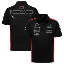 F1 Formula 1 manica corta T-shirt squadra di auto vestiti fan abbigliamento polo per il tempo libero 2023 l'ultimo modello di abbigliamento da corsa equipaggio casual254j