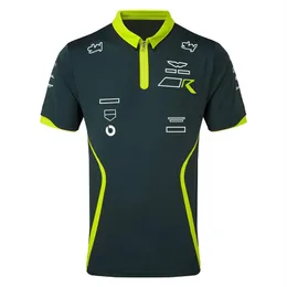 T-shirt F1 nouvelle saison équipe POLO à manches courtes T-shirt à revers pour hommes et femmes 2022 été costume de course personnalisé216A