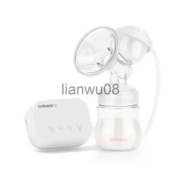 Breastpumps Single Electric Breast Pump 180ml Feeding Bottle Ultraquiet 2 Modes Multiple Gears12 Gears BPA Free x0726