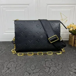 Luxurys Mode COUSSIN Frauen Designer Tasche Echtes Kalbsleder Geprägte Kette Tragen Geldbörse Kupplung Umhängetasche Handtasche Schultertasche M57790