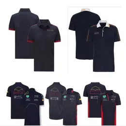 F1 Rennen Kurzarm T-Shirt Sommerteam Lapel Polo Shirt gleiche Style Customization303i