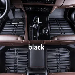 Jeep Grand Cherokee 2005-2010 Car Floor Mat غير انزلاق سجادة جلدية مقاومة للماء MAT3010