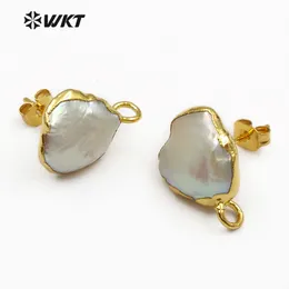 Stud WKT JF329 Natural Freshwater Pearl Irregular Stud Earrings Classic Style Specially Looking for Earrings for Women 230727