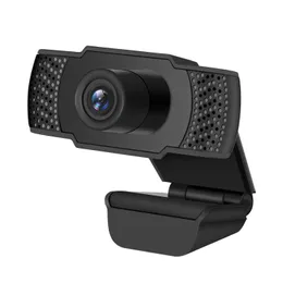 Webbkameror Centechia 1080p PC Networks Camera Inbyggd mikrofoner för stationära datorer Streaming Recording