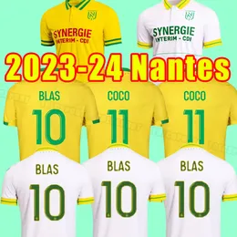 23 24 Maillots Nantes FC soccer jerseys maillot de foot 2023 2024 M.MOHAMED jersey SIMON LOUZA A TOURE BLAS COCO COULIBALY football shirts third