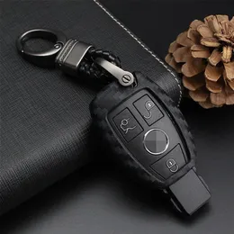 Mercedes-Benz FOB otomobil anahtarı için Mercedes A C E S Sınıf GLK CLA GLA GLA GLA GLC CLS SLK AMG E260L C200L-Siyah Dokuma KeyCh326b