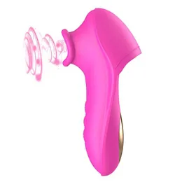 Stimolazione del clitoride Vibrazione Orale Ventosa del capezzolo Stimolatore del clitoride del punto G Giocattoli adulti del sesso per le donne Vibratore che succhia 60% di sconto Borse Outlet