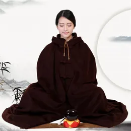 Ubranie etniczne medytacja Mala ubrania femamle kobiety buddyjskie mnich szaty płaszcza poduszka TA542etnic255c