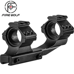 Scope Mount 1" 25mm/30mm Dual Ring Cantilever Heavy Duty Rail 11mm