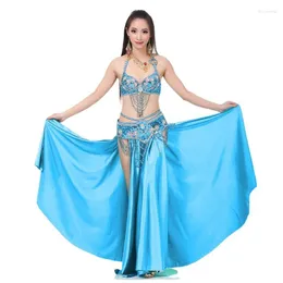 Scen Wear Style Belly Dance Costume S/M/L 3PCS Brabeltskirt Sexig dansande kvinnor Kläder Set Bellydance VL-N55