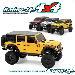 エレクトリックRCカーミニZレーシング24 4x4 2 4GHz Electric Power 4WD Crawler 1 24 Mini Climbing RTR Buggy 6 5km H 30Mレンジギフト230728