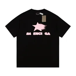 23SSメンズデザイナーTシャツレディースTシャツBAL LUXURY SUMMER SUMMER STEARESレター