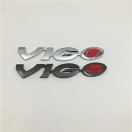 Car Styling For Toyota Hilux Vigo Tailgate Emblem Rear Trunk Logo Badge Nameplate Black Carbon Silver260F