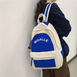 学校のバッグJoepessie Waterproof Mochila Men Laptop Backpacknylon SchoolBag女の子のための大容量高校生高校バグパック女性230728