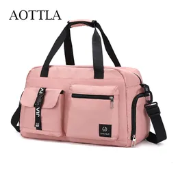 Bolsas Duffel AOTTLA Bolsa Feminina Multifuncional Viagem Casual Esporte para Mulheres 2023 Grande Capacidade Bolsa de Ombro Transversal 230729