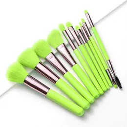 Make-up-Pinsel, 10-teiliges Pinselset, fluoreszierender Lidschatten, Rouge, Puder, Hochglanz, Foundation, Beauty-Tool