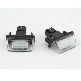 2pcs لوحة ترخيص Auto LED مصباح أبيض ملحقات LED LED للسيارة 222U
