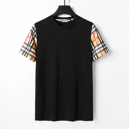 Moda męska koszulka Summer Męska T-shirt damski bawełniany designerski designerski krótki rękaw Casual Shirt Hip Hop Street T-shirt T-shirt Męskie czarno-białe ubranie D27