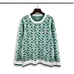 Felpe con cappuccio da uomo Felpe con cappuccio firmate Lettera jacquard scioltezza Manica lunga Maglione pullover girocollo a righe Stampato Maglioni uomo autunno e inverno firmati