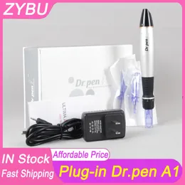 Electric Plug i Dr Pen Ultima A1-C Derma Pen Skönhet Skin Care Tool Tattoo Micro Needling Wired Professional Dermapen System Meso Therapy