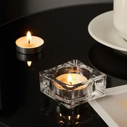 キャンドルホルダーロマンチックなホームグラスキャンドルスティックウェディングダイニングテーブル装飾センターピースルームホルダーバーパーティーディナー装飾カンデラ