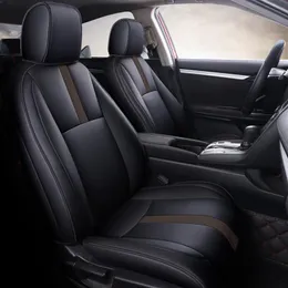 2021new 스타일의 Honda를위한 Custom Car Seat Cover Select Civic Luxury Leather Auto Auto Seat Waterproof Antifouling Protect Slip Inter2789