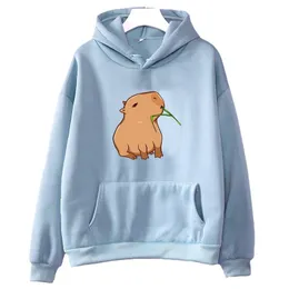 Women s Hoodies Sweatshirts Funny Capybara Print Hoodie Women Men Kawaii Cartoon Tops Sweatshirt for Girls Unisex Fashion Harajuku Graphic Hooded Pullovers 230728