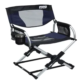 Outdoor Arm Chair with a padded shoulder strap, Indigo